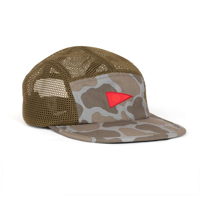 Color:Burnt Olive Camo-Florence Airtex Unstructured Hat