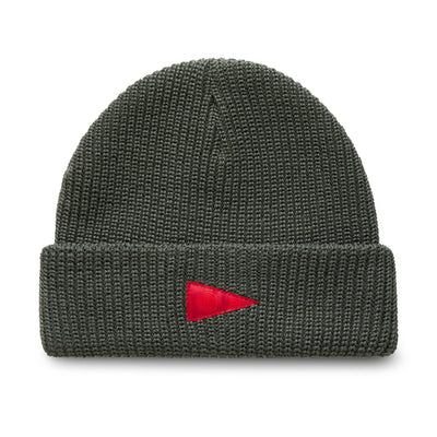 Color:Dark Sage-Florence Burgee Wool Beanie