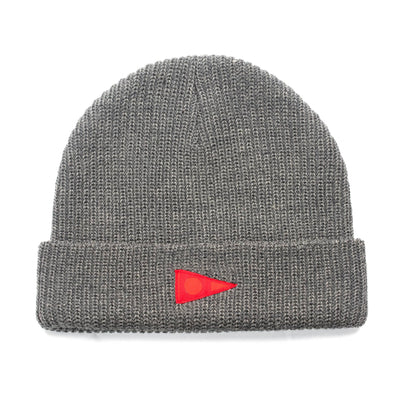 Color:Heather Grey-Florence Burgee Wool Beanie