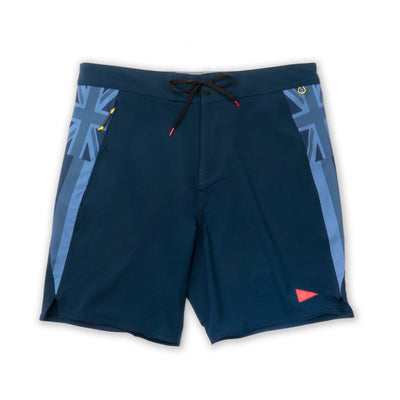 Color:Dark Navy-Florence Marine X Pro Hawaii Boardshort