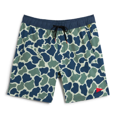 Color:Blue Camo-Florence Standard Issue Elastic Short