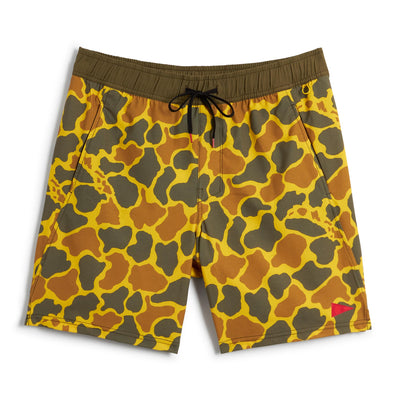 Color:Yellow Camo-Florence Standard Issue Elastic Short