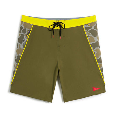Color:Burnt Olive-Florence F1 Airtex Gamma Boardshort