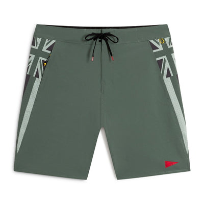 Color:Dark Sage-Florence Cordura® Airtex Pro Hawaii Boardshort