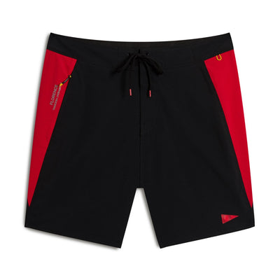 Color:Black Racing Red-Florence Cordura® Airtex Boardshort