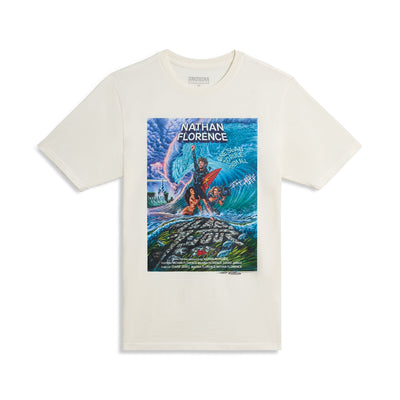 Color:Off White-Florence Slab Tour Poster T-Shirt