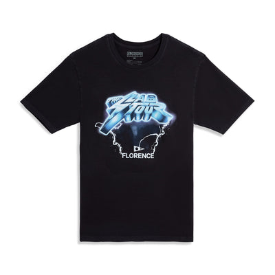 Color:Black-Florence Slab Tour Lightning T-Shirt