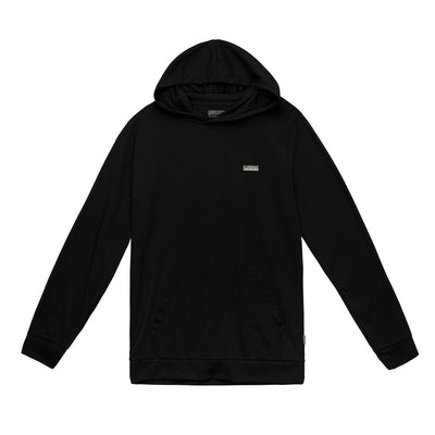 Color:Black-Florence Recover Hooded Long Sleeve Shirt