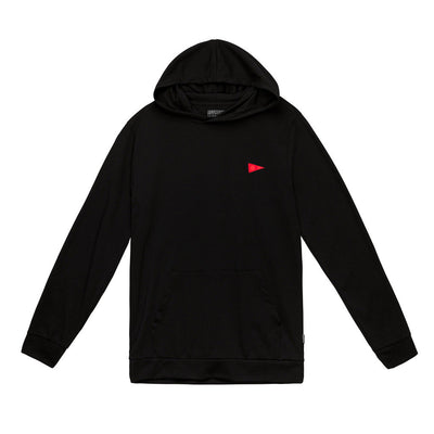 Color:Black-Florence Burgee Recover Hooded Long Sleeve T-Shirt