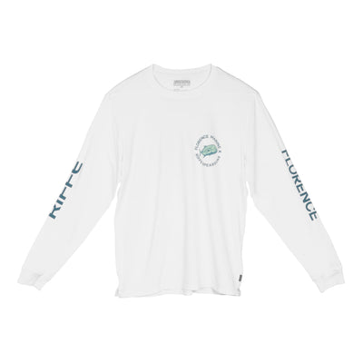 Color:White-Riffe Ulua Long Sleeve T-Shirt 
